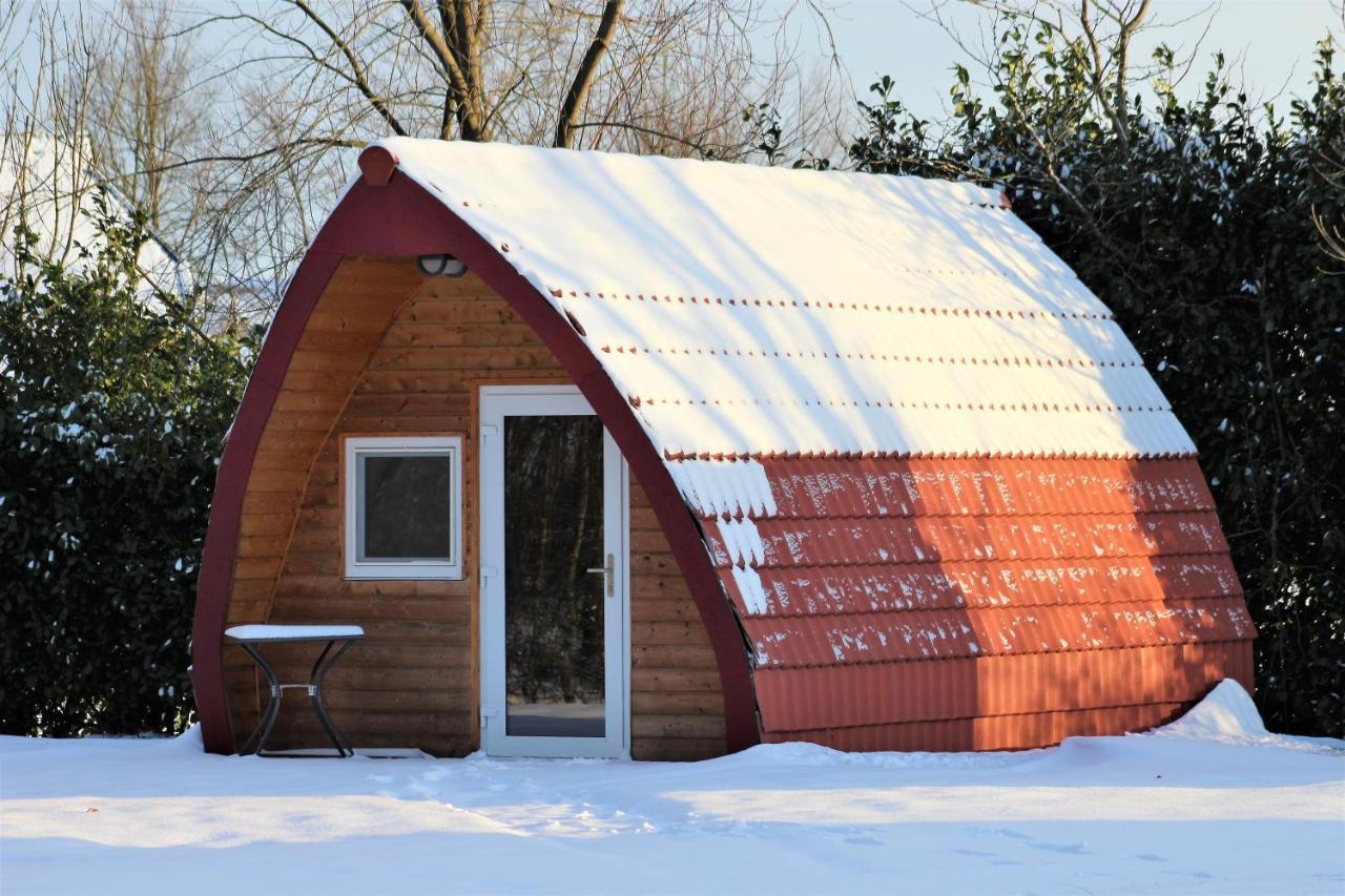 Luxe Eco Pod Op Camping De Stal Drijber Exteriör bild