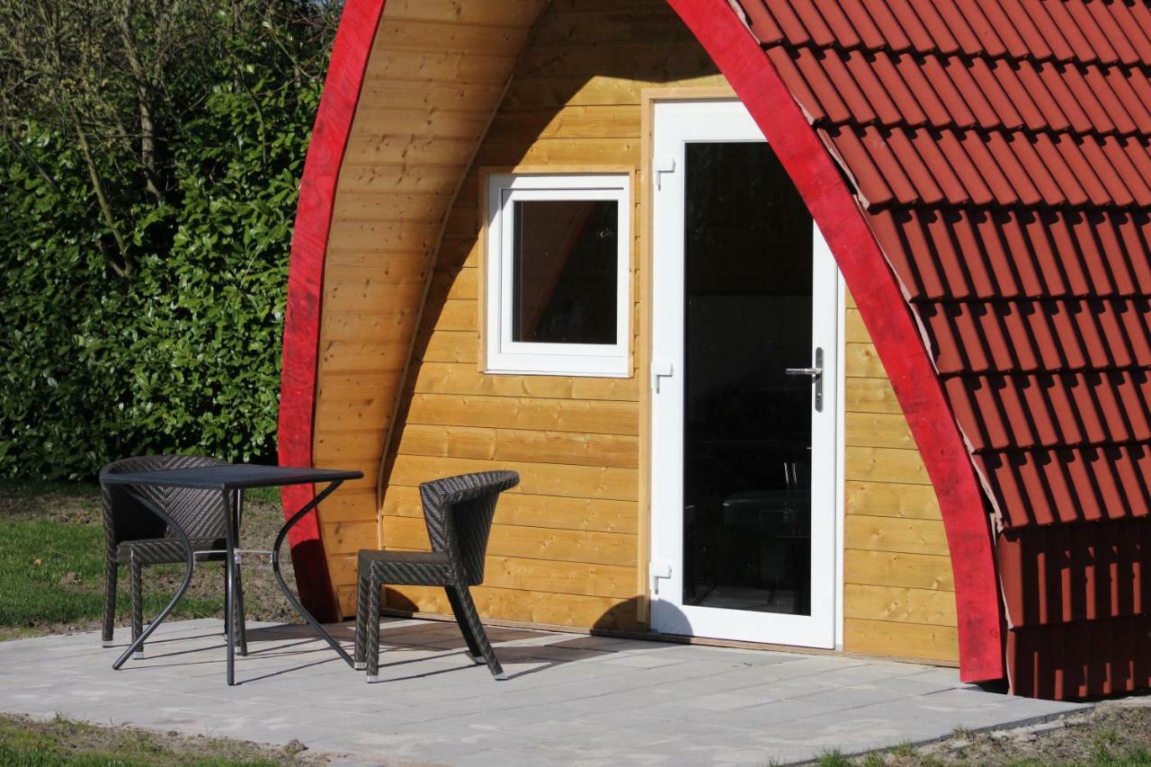 Luxe Eco Pod Op Camping De Stal Drijber Exteriör bild
